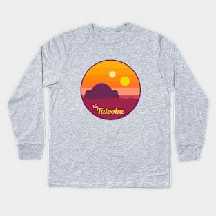 Visit Tatooine Kids Long Sleeve T-Shirt